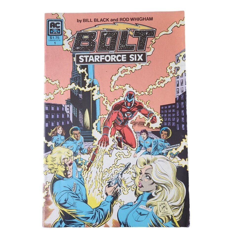 AC Comics Bolt Starforce Six #1 1984 Comic Book Collector Bagged Boarded